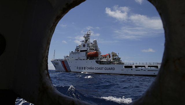 У китайского побережья затонуло грузовое судно
