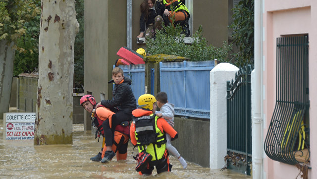 На юге Франции ввели режим природной катастрофы из-за наводнений
