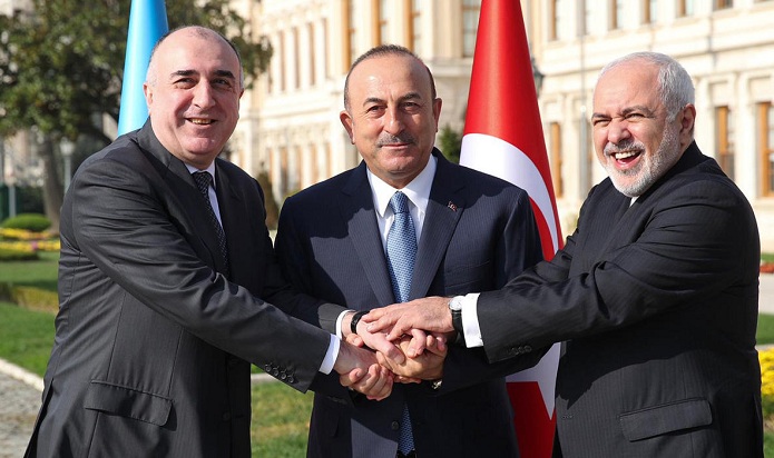 Главы МИД Азербайджана, Ирана и Турции подписали Стамбульскую декларацию - ФОТО
