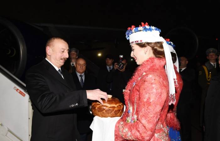 Президент Азербайджана прибыл в Беларусь - ФОТО - ВИДЕО 