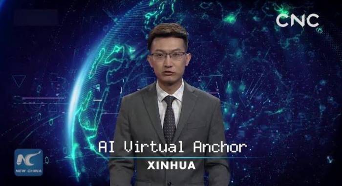 Первый в мире виртуальный телеведущий представлен в Китае