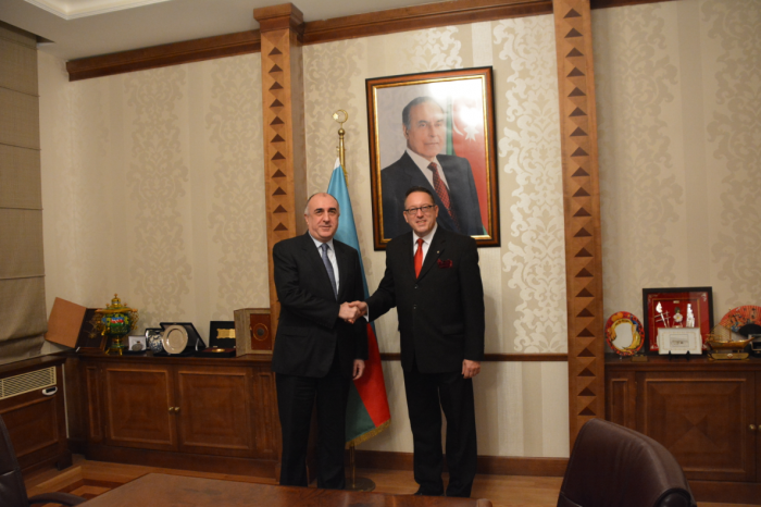 Глава МИД Азербайджана принял новоназначенного посла Австрии