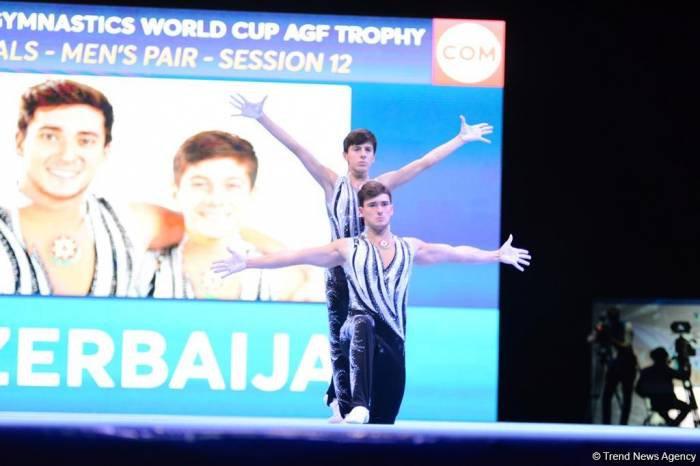 Азербайджанские гимнасты завоевали "серебро" Кубка мира по акробатической гимнастике
