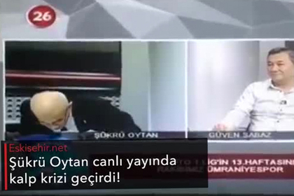 Турецкий телеведущий перенес сердечный приступ в прямом эфире - ВИДЕО
