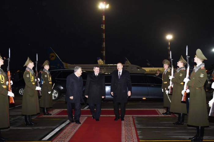 Завершился официальный визит президента Ильхама Алиева в Беларусь
