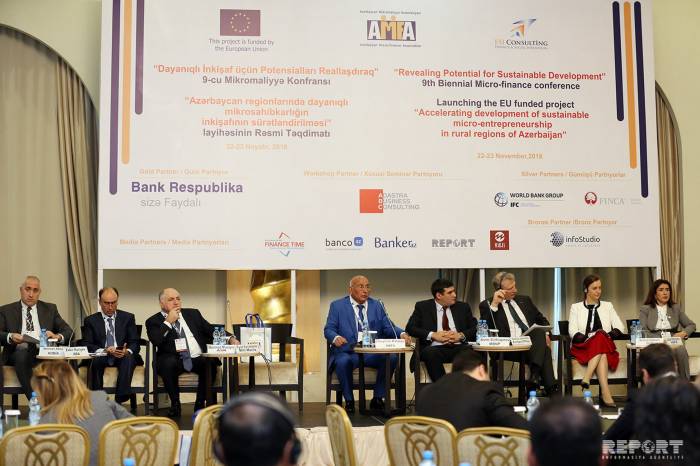 В Баку проходит 9-ая Азербайджанская микрофинансовая конференция
