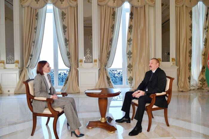 Интервью Президента Ильхама Алиева телеканалу «Россия-24»
