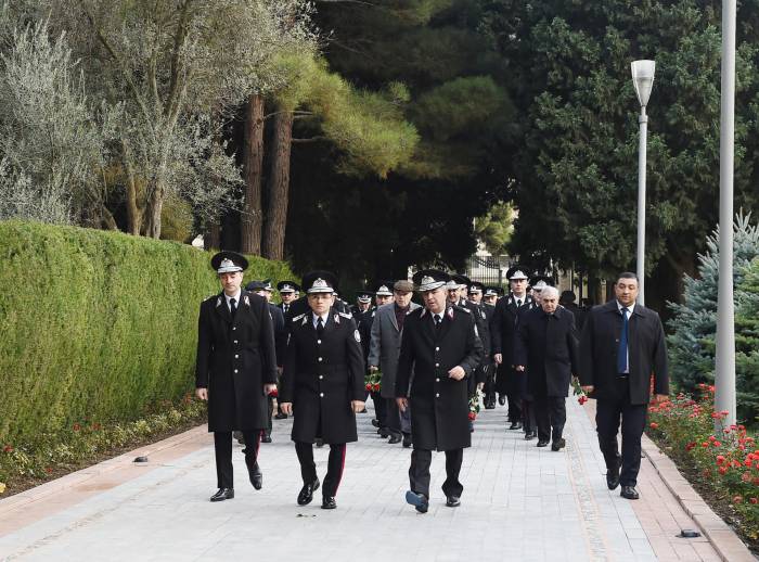 Личный состав Службы госбезопасности Азербайджана почтил память общенационального лидера Гейдара Алиева - ФОТО 