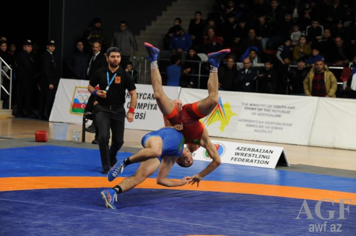 Определились чемпионы Азербайджана по греко-римской борьбе
