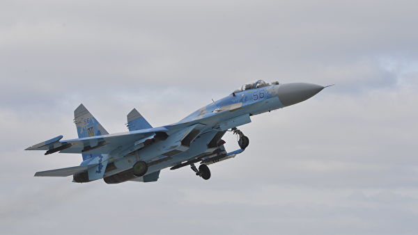В Украине разбился Су-27
