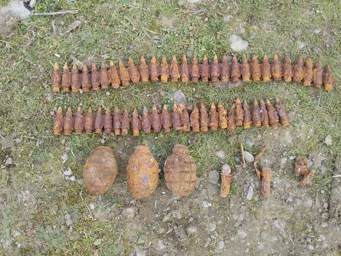 В Мингячевире обнаружены боеприпасы