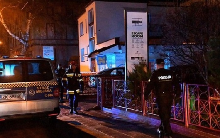 В Польше пять человек погибли в пожаре во время прохождения квеста
