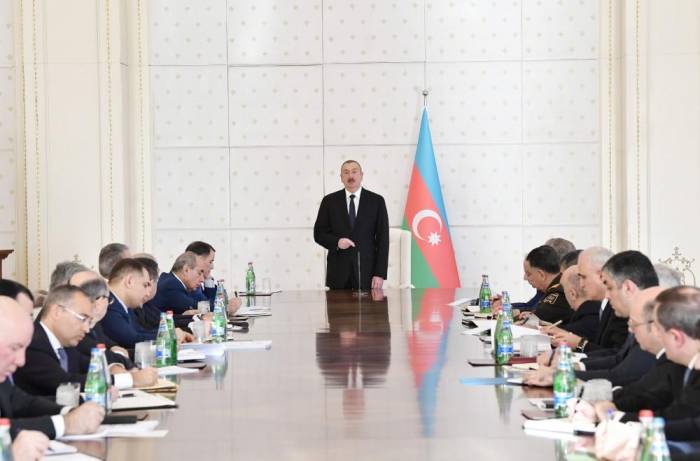Ильхам Алиев собрал Кабинет министров - ФОТО