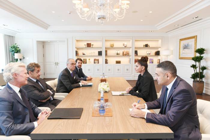 Мехрибан Алиева встретилась с Саркози - ФОТО
