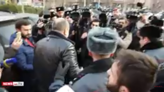 В Армении прошла акция протеста - ВИДЕО