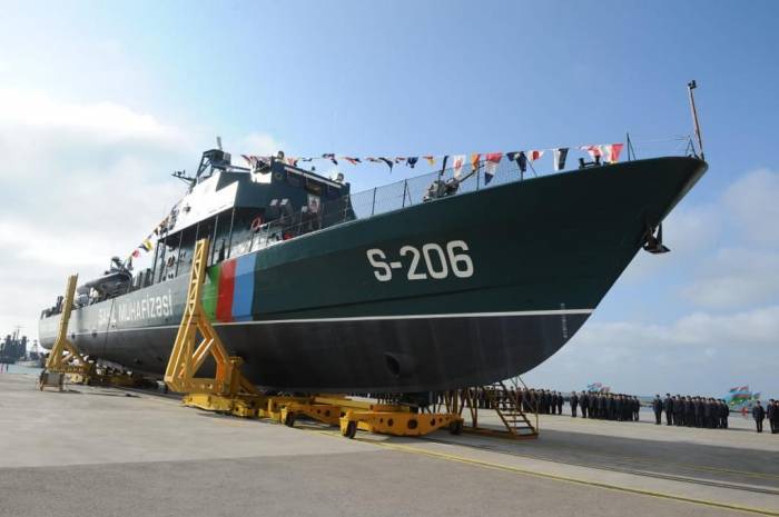 Пограничный корабль "Туфан" заступил на боевую службу на Каспии
