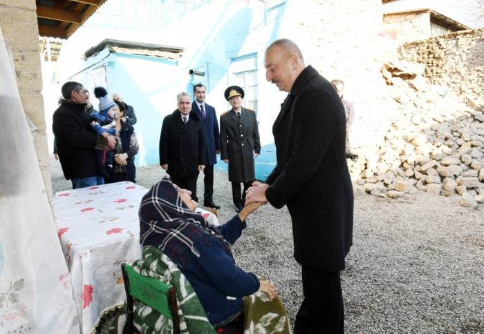 Президент Азербайджана прибыл в Шемахы - ОБНОВЛЕНО, ФОТО