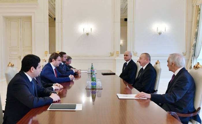 Ильхам Алиев принял министра экономического развития России
