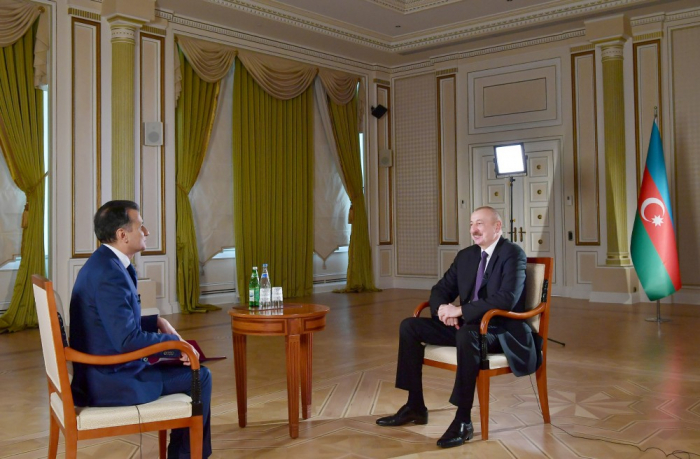 Президент Ильхам Алиев дал интервью телеканалу Real TV - ОБНОВЛЕНО
