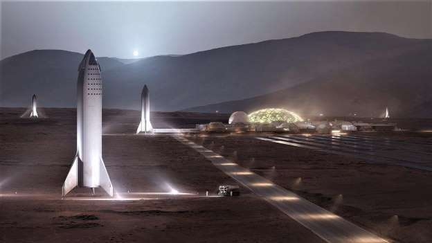 Маск назвал цену билета на космическом корабле SpaceX до Марса
