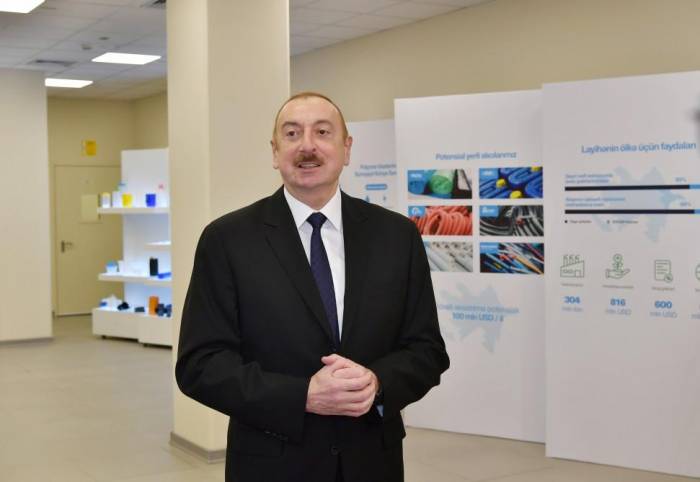 Президент Азербайджана: Наша главная цель - увеличить ненефтяной экспорт, открыть новые рабочие места
