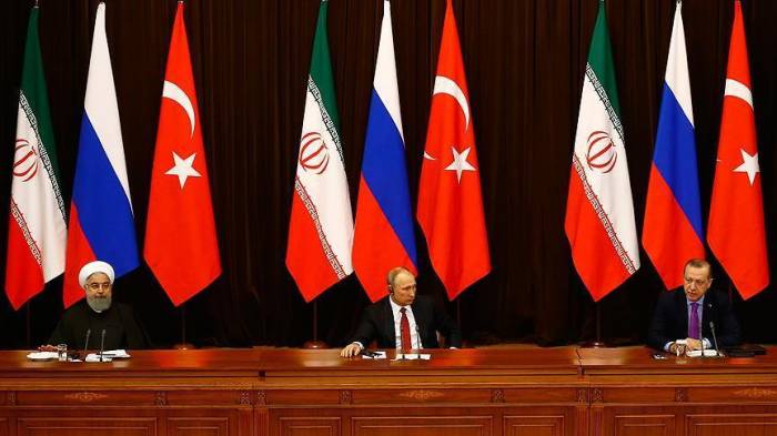 Президенты Турции, РФ и Ирана обсудят Сирию
