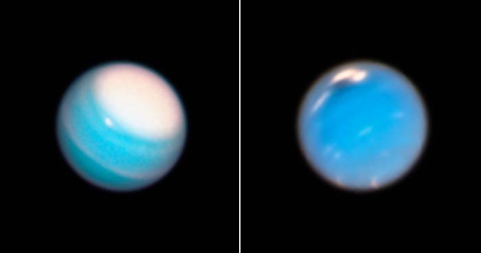 "Хаббл" обнаружил еще одно загадочное пятно в атмосфере Нептуна
