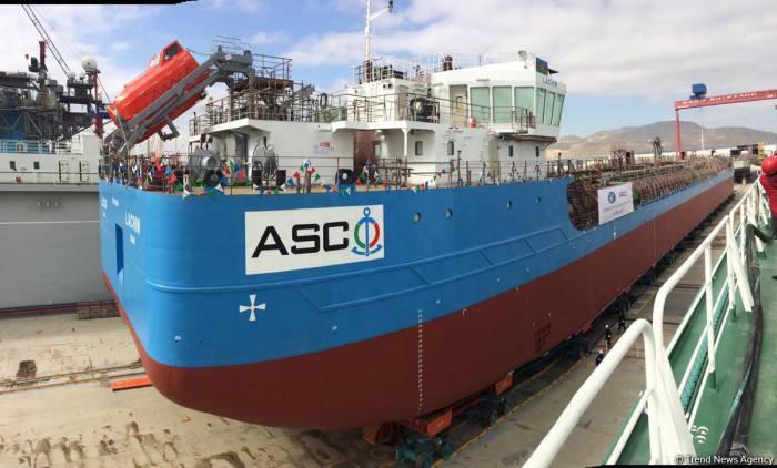 В Азербайджане спущен на воду новый танкер