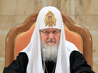 Патриарх Московский и всея Руси Кирилл поздравил Президента Ильхама Алиева