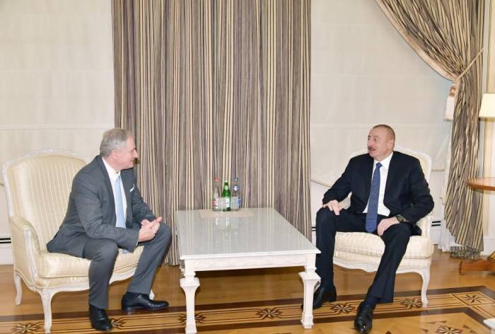 Президент Ильхам Алиев принял Кристиана Файтингера - ФОТО
