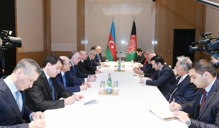 Ильхам Алиев встретился с Президентом Афганистана - ФОТО