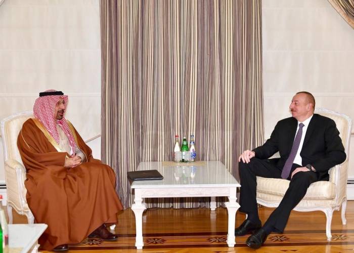 Президент Ильхам Алиев принял министра энергетики Саудовской Аравии - ФОТО
