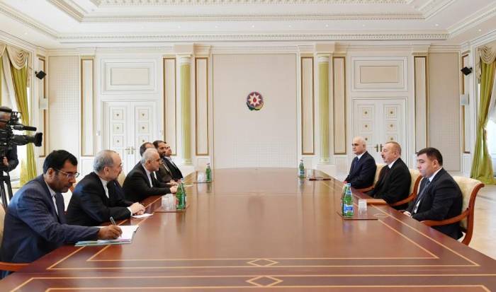 Президент Ильхам Алиев принял министра Ирана
