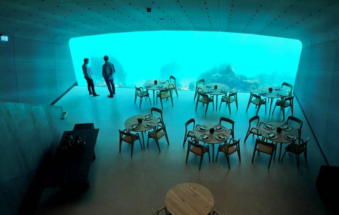 В Норвегии откроют первый в Европе ресторан под водой
