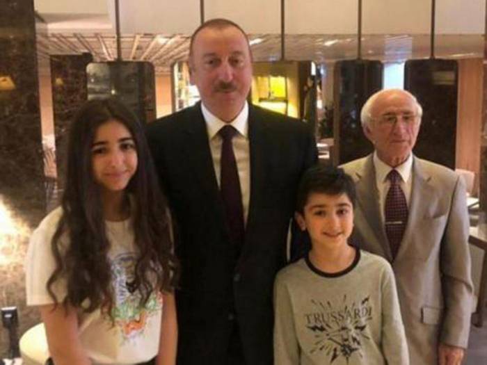 Соотечественники сфотографировались с Президентом Ильхамом Алиевым в Вене
