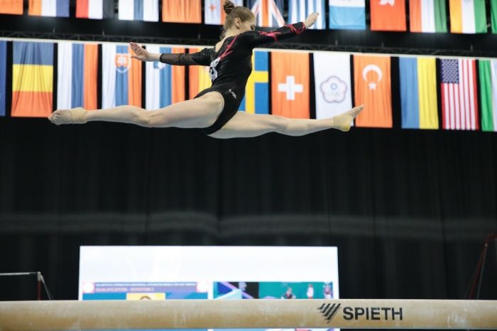 Азербайджанская гимнастка стала седьмой на Кубке мира
