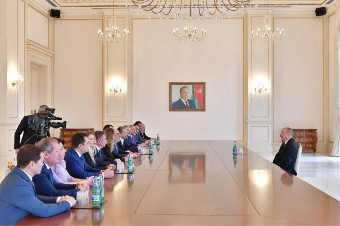 Президент Ильхам Алиев принял делегацию во главе с президентом Российского еврейского конгресса
