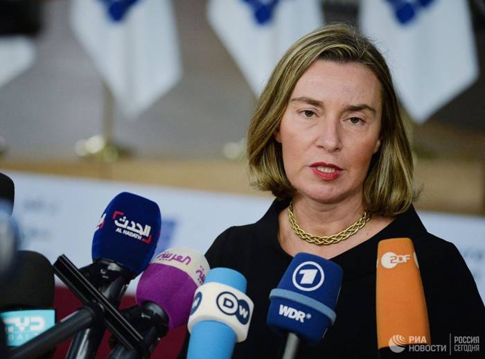 Могерини опровергла сообщения о разногласиях в Евросоюзе из-за Сирии
