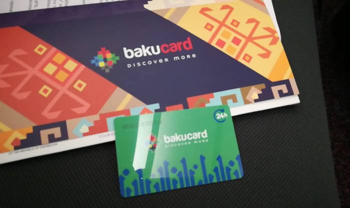 К сведению туристов: В Азербайджане представили BakuCard – ФОТО 