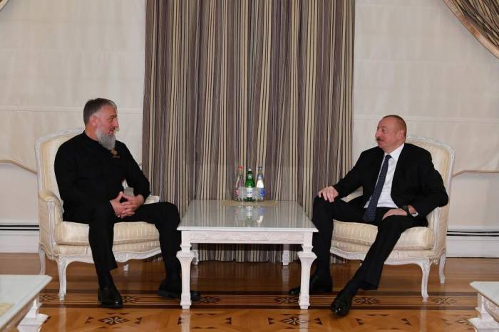 Президент Ильхам Алиев принял советника главы Чечни
