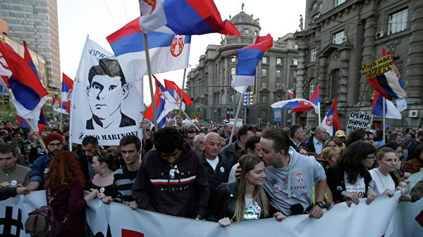 Протестующие в Сербии дали властям шесть дней для ответа на свои требования

