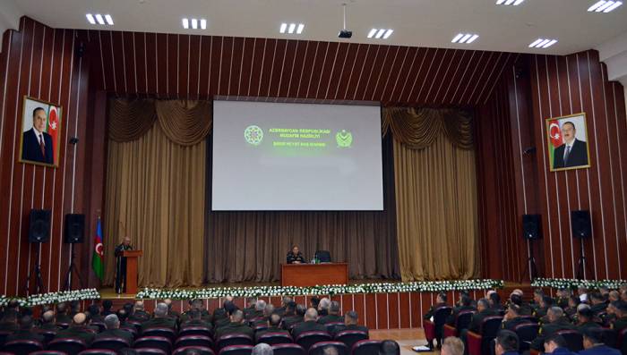 В Азербайджане проведены методические сборы с заместителями командиров воинских частей 