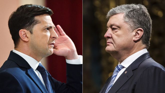 Выборы президента Украины: по экзитполам во второй тур выходят Зеленский и Порошенко
