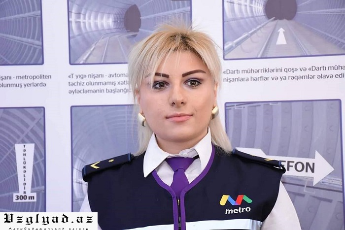 Впервые в истории бакинского метро поезд будет водить женщина

