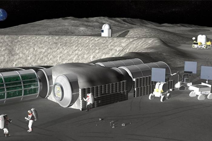 Япония автоматизирует построение базы на Луне

