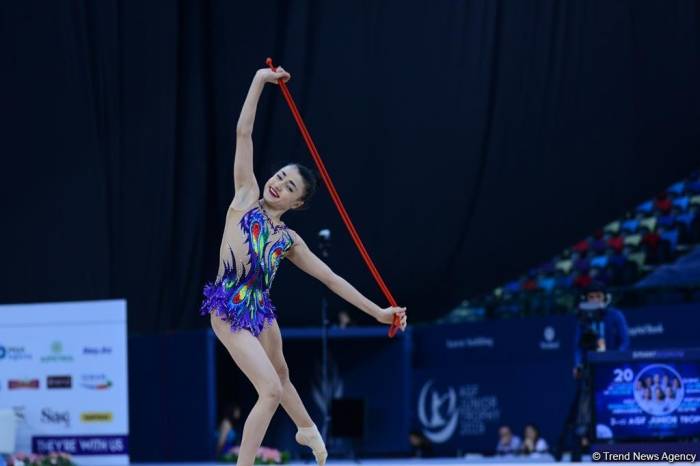 Еще одна азербайджанская гимнастка завоевала бронзовую медаль