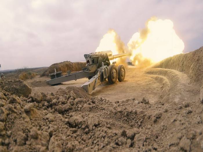 Артиллерийские подразделения Азербайджана провели учения с боевой стрельбой – ФОТО