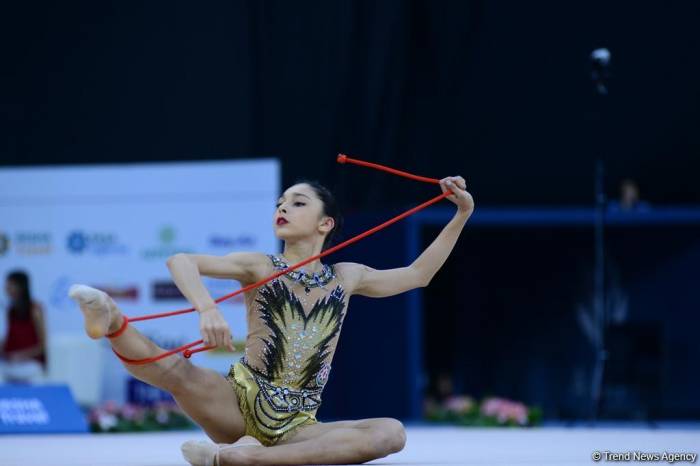 Азербайджанская гимнастка завоевала «бронзу» Международного турнира AGF Junior Trophy