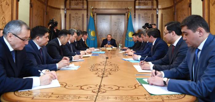 Совещание под председательством Первого Президента Республики Казахстан – Елбасы