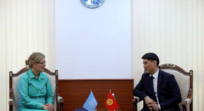 МИД Кыргызстана принял нового главу Программы Развития ООН Луизу Чемберлен
